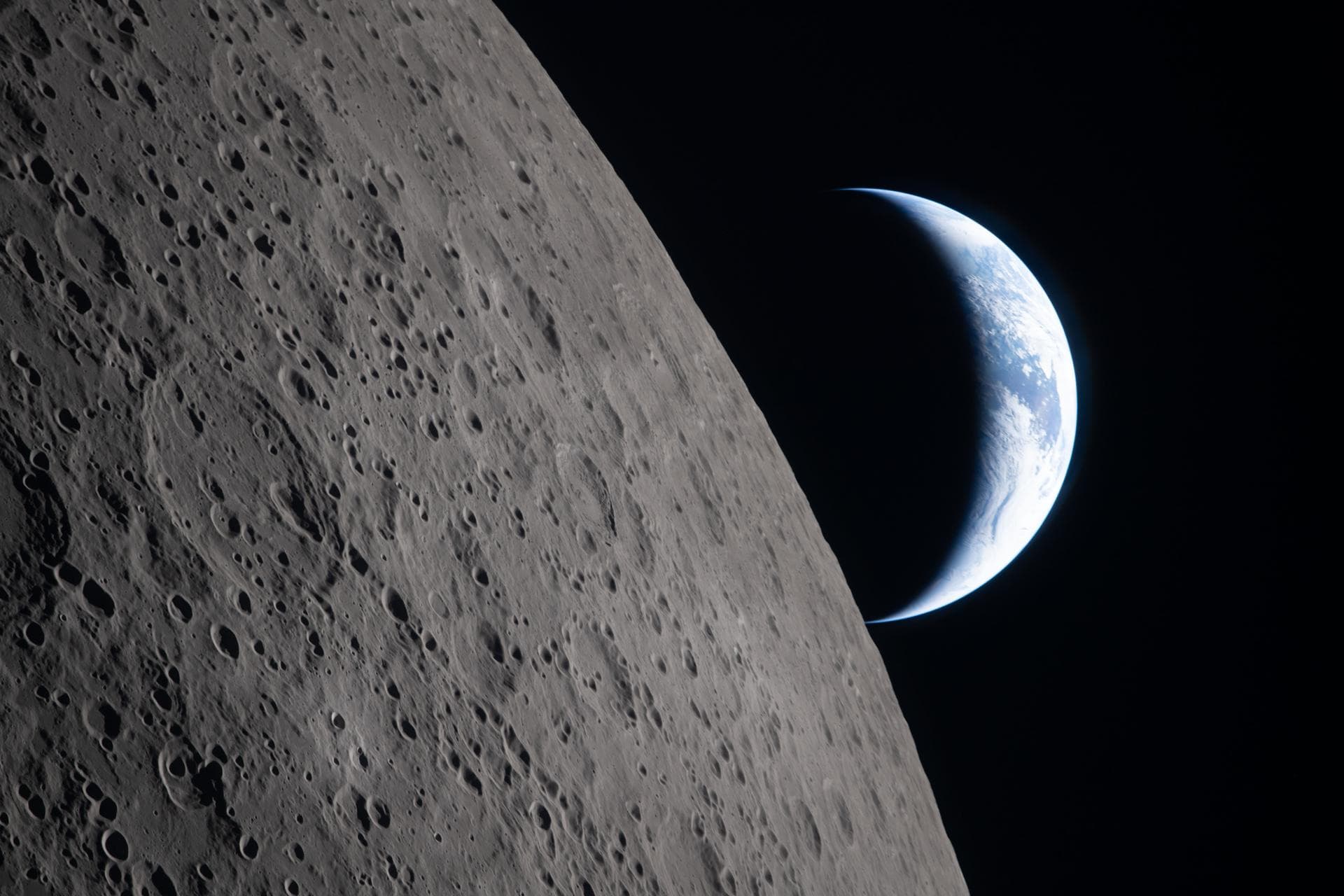Artemis Mission - Moon and Earth